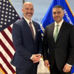 Harfuch se reúne con jefe de la DEA en Washington; abordan combate al narco y tráfico de armas